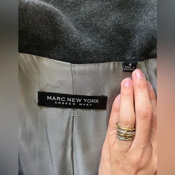 Marc New York Wool Cashmere Peacoat - Picture 6 of 9